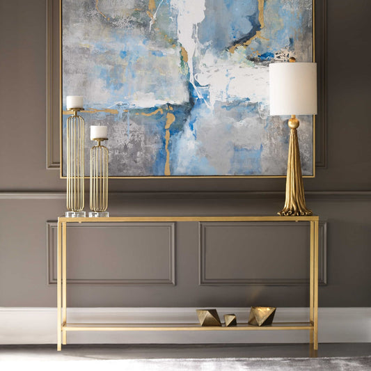 Hayley Gold Console Table