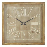 Wooden Anitique Square Clock