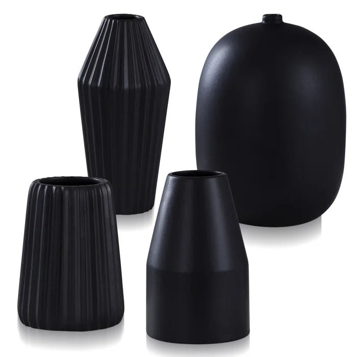 Lifestyle Vases-Black & White